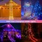 Christmas Decorations Lights, 10ft Smart RGB Christmas Decorative Lights with Santa Claus, Bluetooth & App Controlled Ladder Lights - Music Sync Color Changing Xmas Lights for Indoor Outdoor